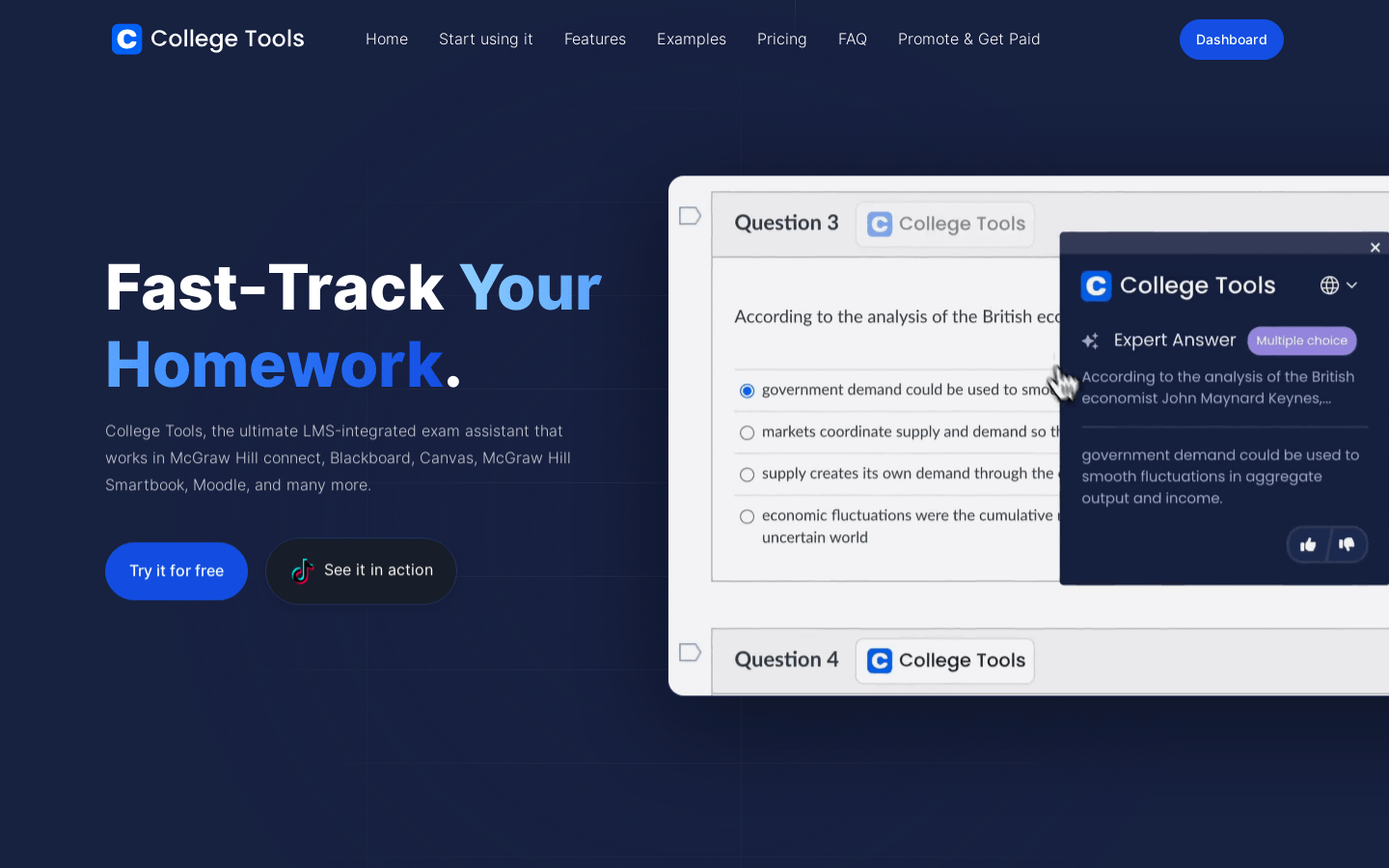Homework Solver By College Tools