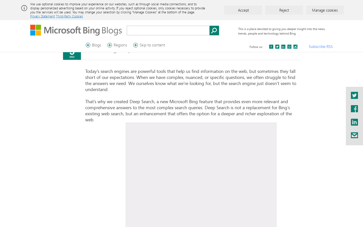 Bing Deep Search