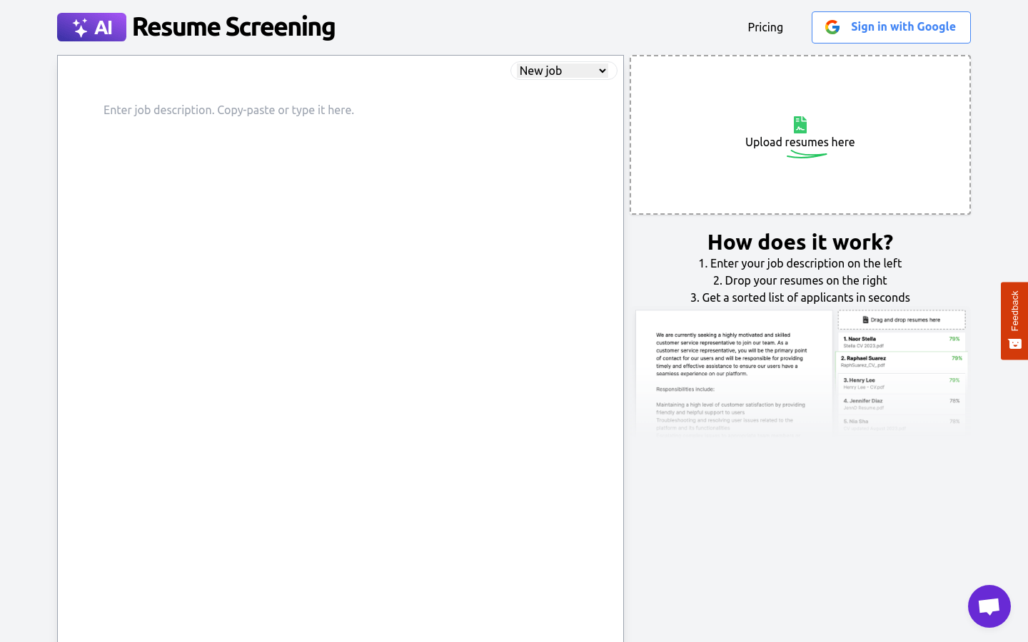 Resume Screening AI