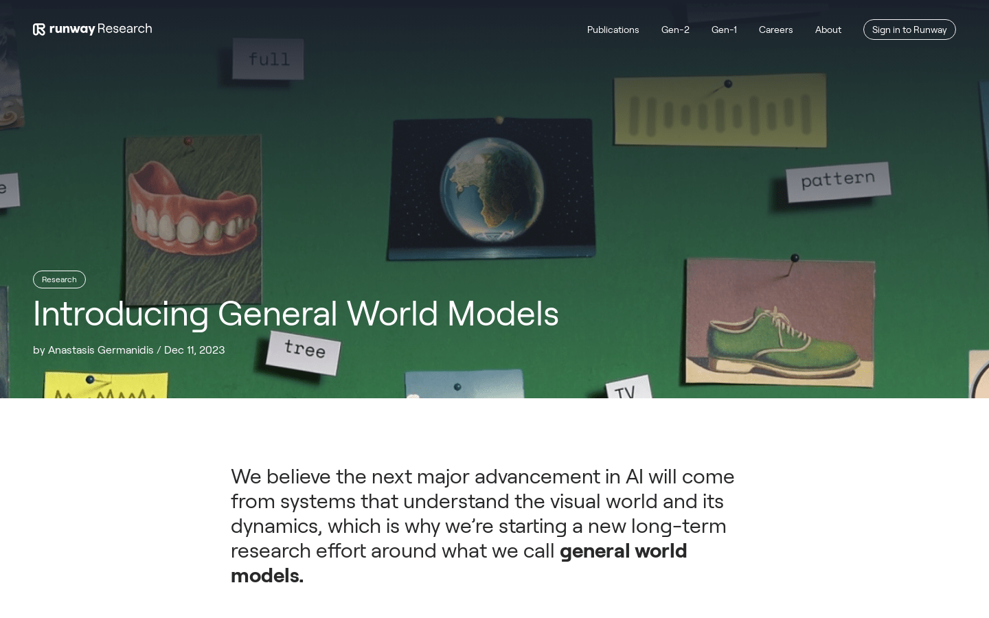 General World Models