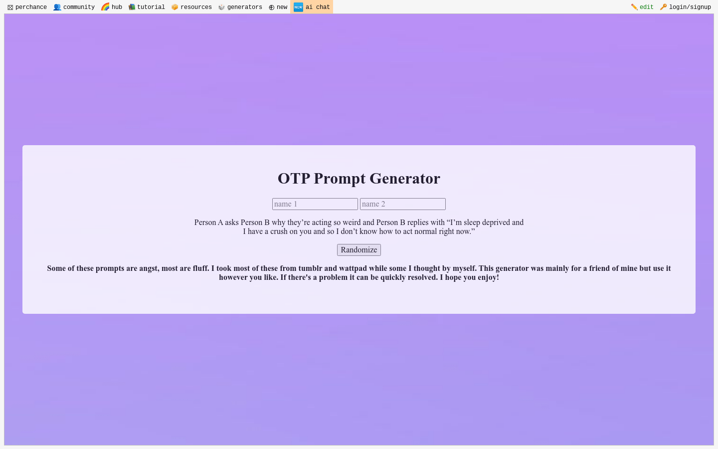 OTP Prompt Generator