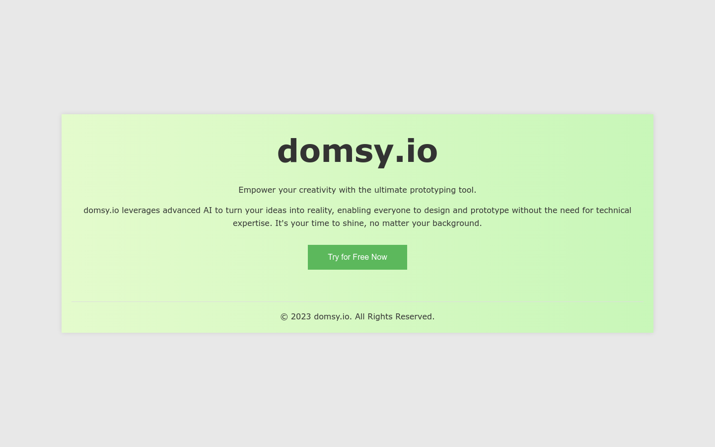Domsy.io
